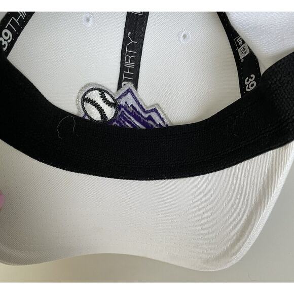 New Era Colorado Rockies Baseball Cap Sz M/L White MLB NWOT - Picture 11 of 11